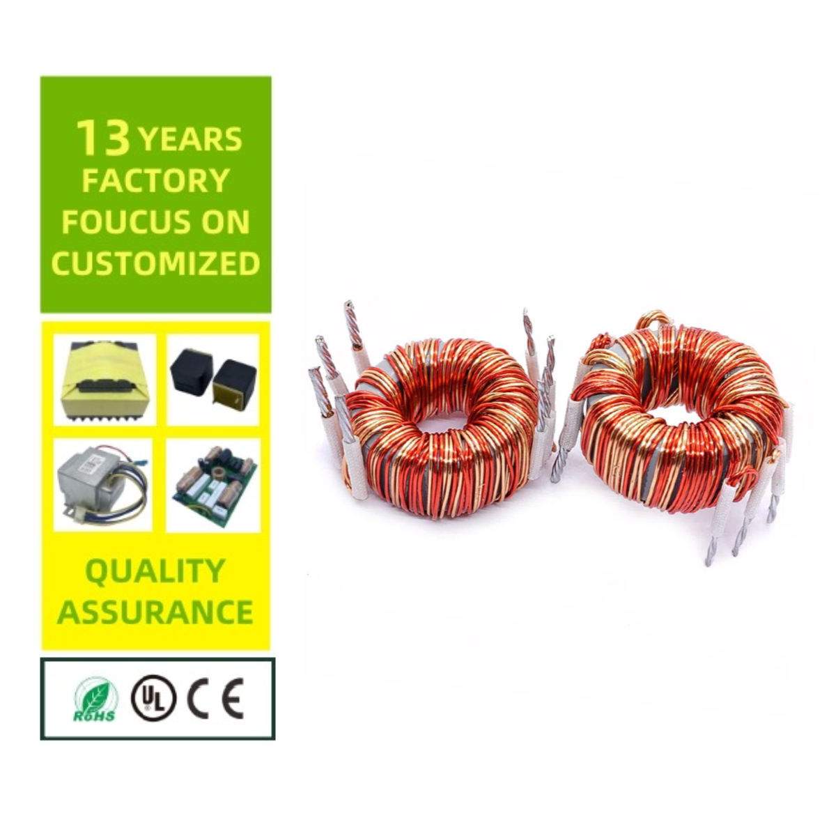 1000w 2000w 3000w Car Amplifier use High frequency Toroidal transformer customized pcb adjustable transformer